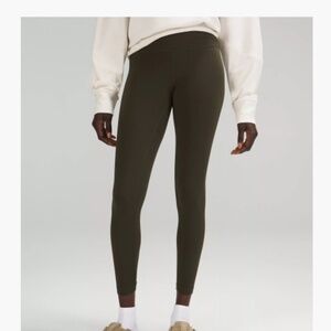 Lululemon Align Pant II Dark Olive 6 25”